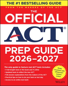 The Official ACT Prep Guide 2026-2027: Book + Online